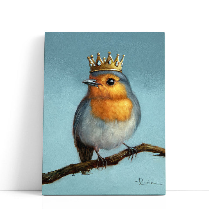 Royal Robin - Canvas Print Wall Art