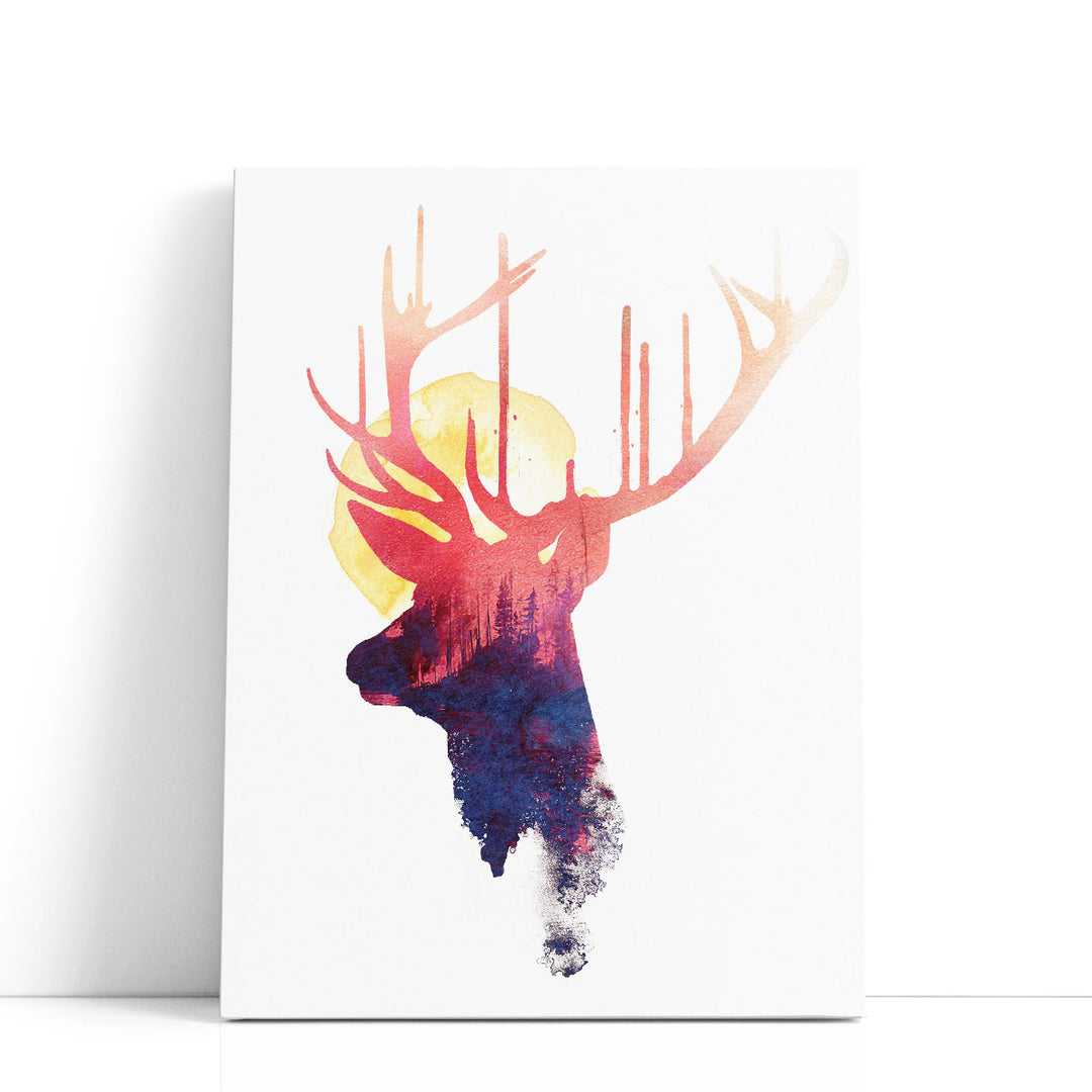 The Burning Sun - Canvas Print Wall Art