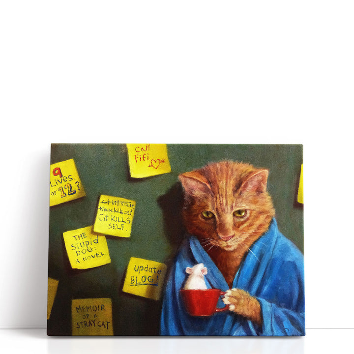Writers Block - Canvas Print Wall Art