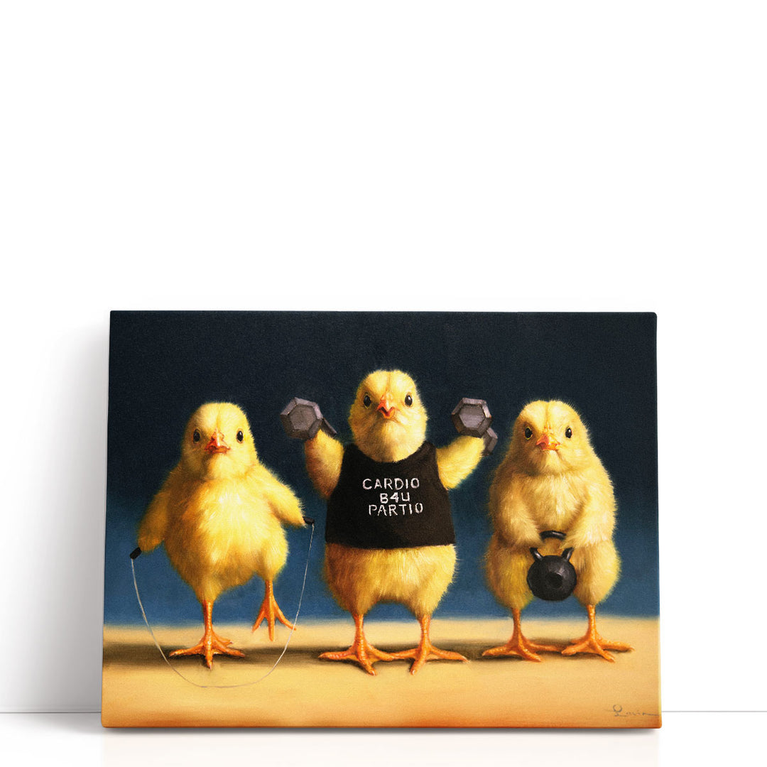 Cardio Chicks - Canvas Print Wall Art