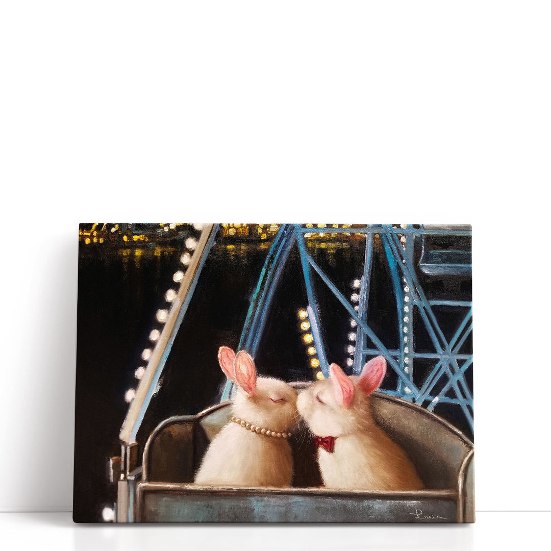 First Kiss - Canvas Print Wall Art