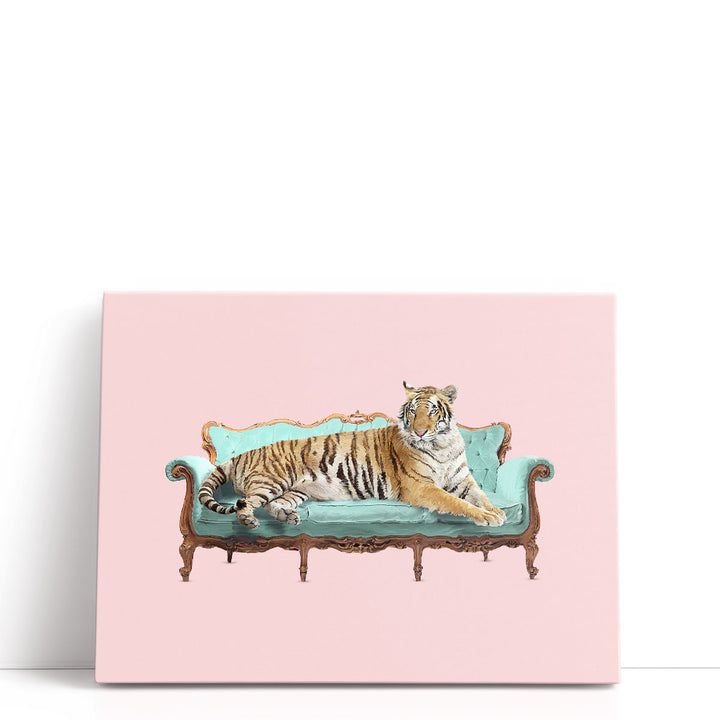 Lazy Tiger - Canvas Print Wall Art