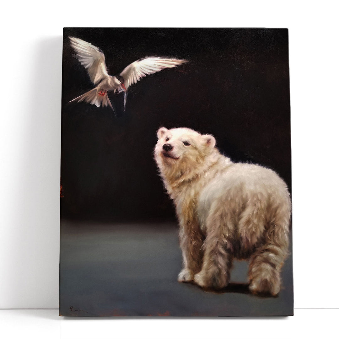 Making Friends - Canvas Print Wall Art