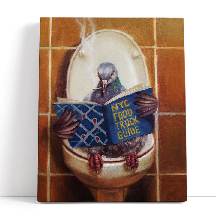 Stool Pigeon - Canvas Print Wall Art