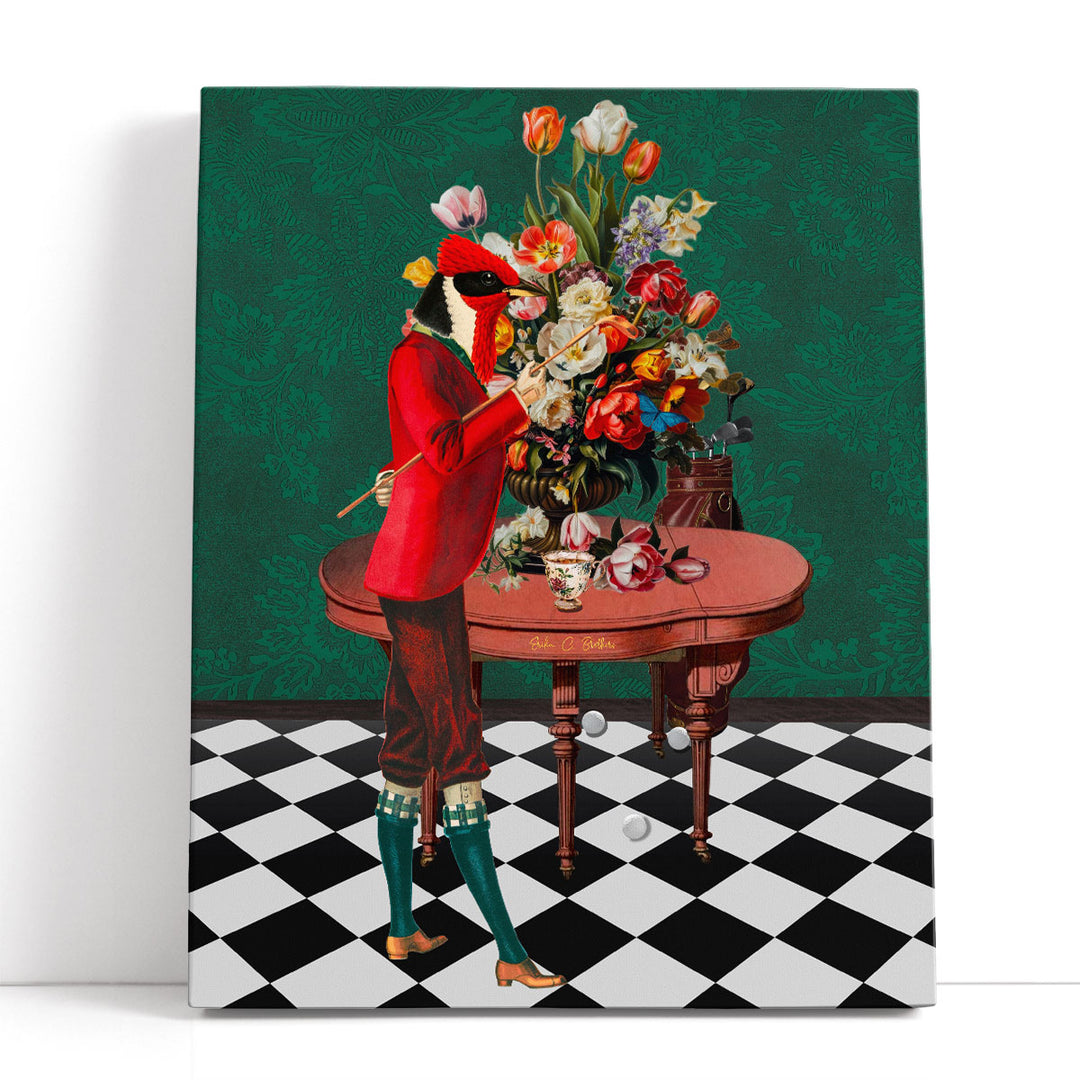 Caddie Boy - Canvas Print Wall Art