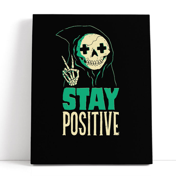 Stay Positive - Canvas Print Wall Art