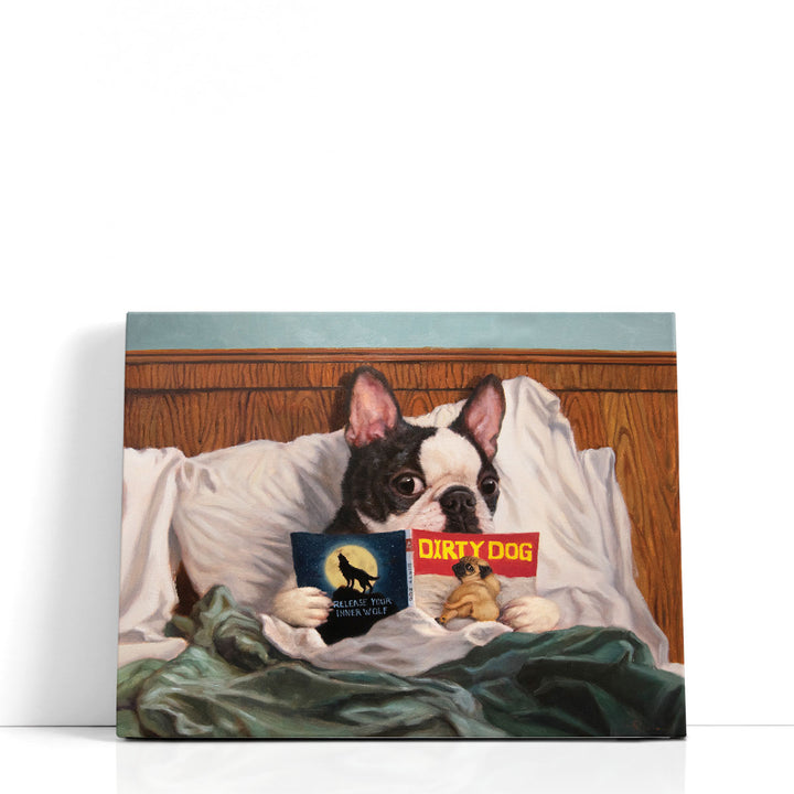 Dirty Dog - Canvas Print Wall Art