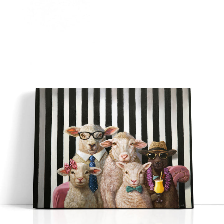 Family Portrait - Canvas Print Wall Art