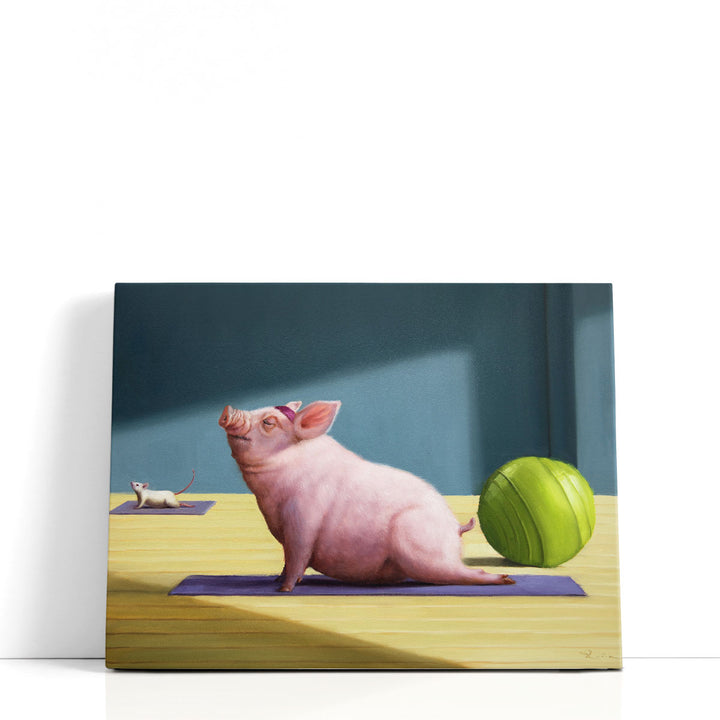Yoga With Friends - Canvas Print Wall Art