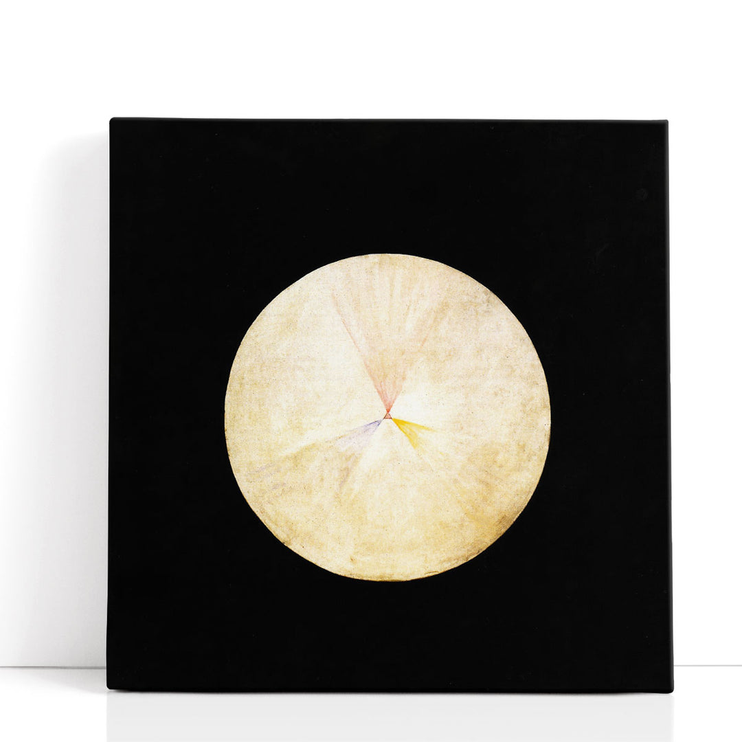 circle wall decor modern moonlight canvas