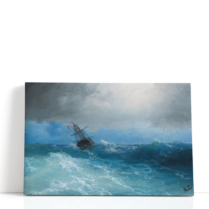 sailboat wall art – serene seascape print