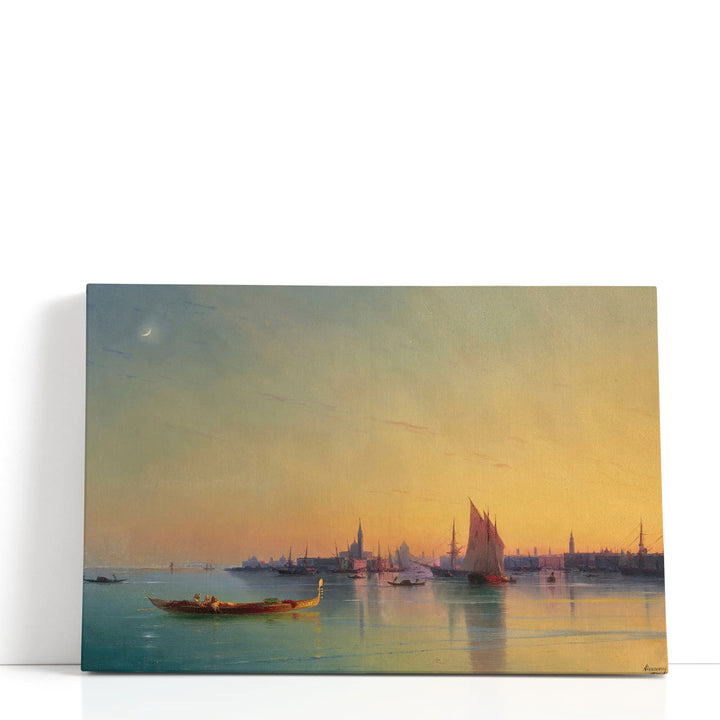 sailboat prints – boat silhouette at sunset
