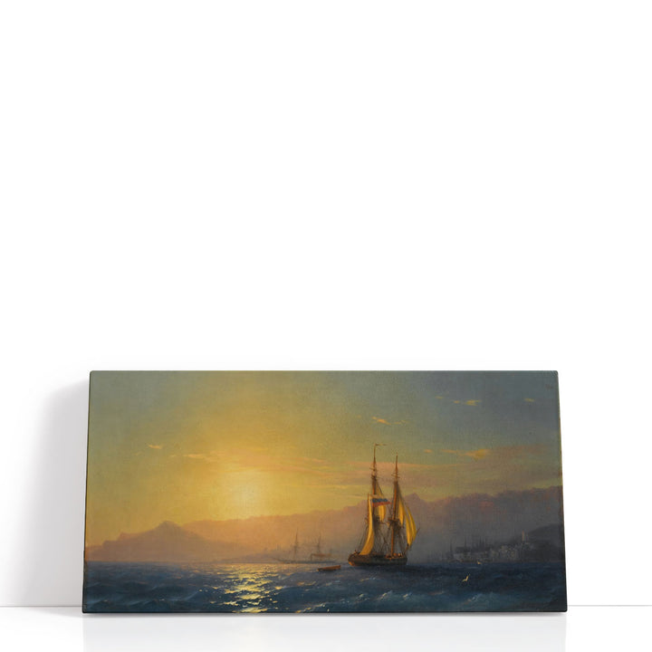 sailboat prints –  serene sailboat silhouette