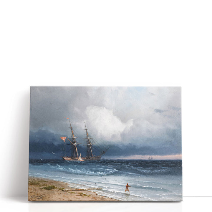 Scenic Sailboat Wall Art serene ocean view
