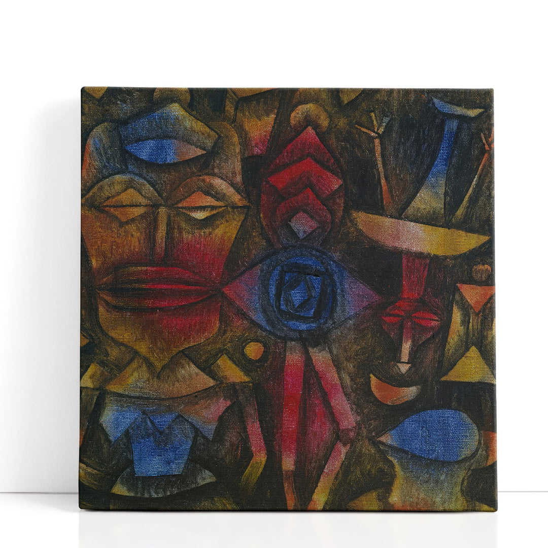 Figurative wall art painting abstract silhouette
