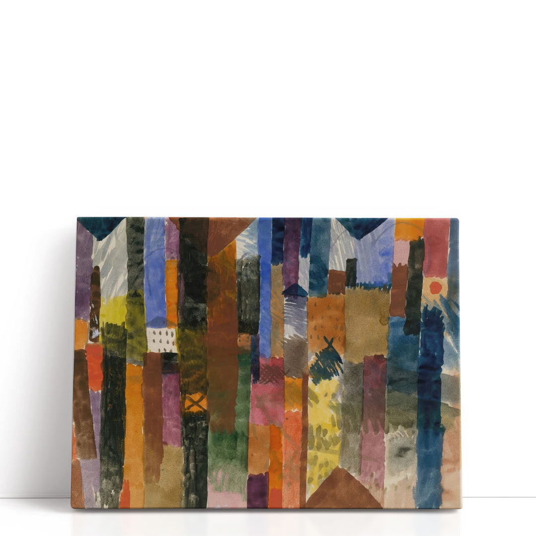 Action Abstract Canvas Art vibrant brushstrokes