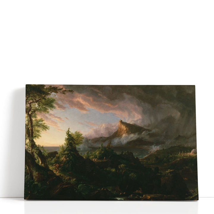 Forest Canvas Wall Art tranquil green woodland