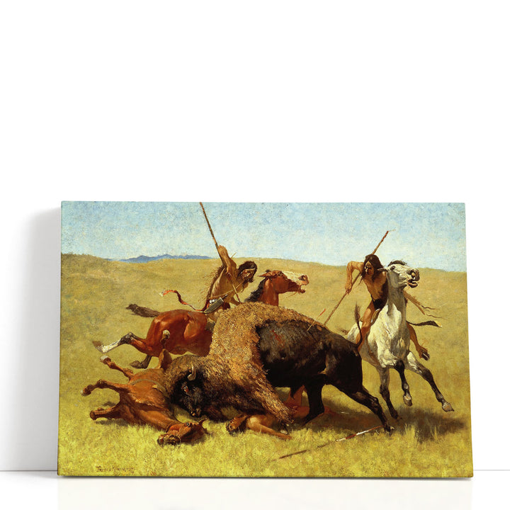 black buffalo art print majestic wildlife