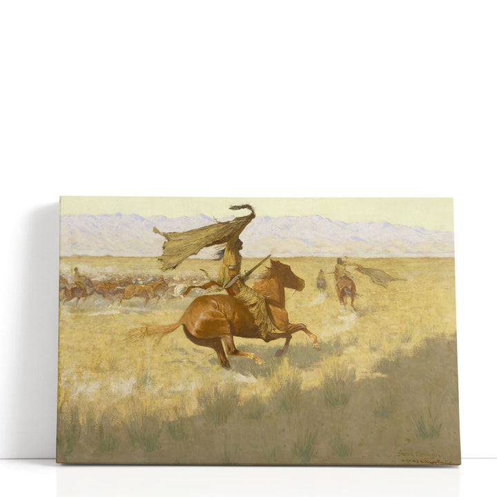 Brown Horse Painting on Canvas chestnut equine silhouette