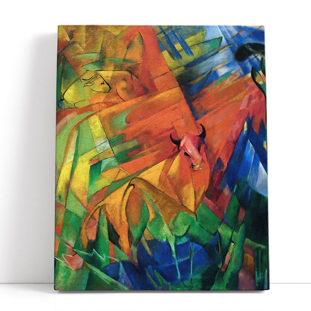 Expressionist animal canvas dynamic brushwork
