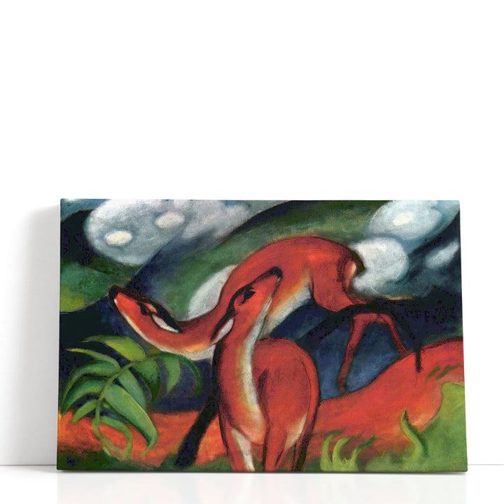 Red Deer II, 1912 - Canvas Print Wall Art
