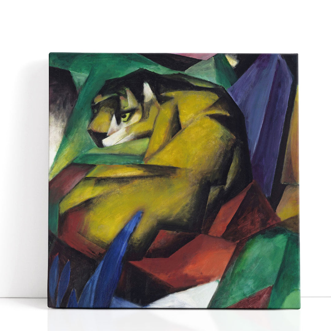 Expressionist Tiger Art Print – vivid tiger abstraction
