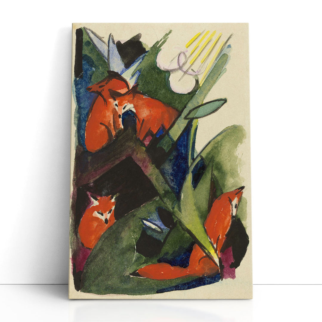 Brown Animal Art Prints – earthy fox silhouette