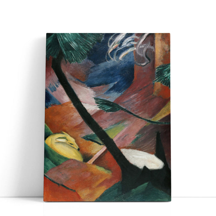 Abstract tree prints in soft watercolor style