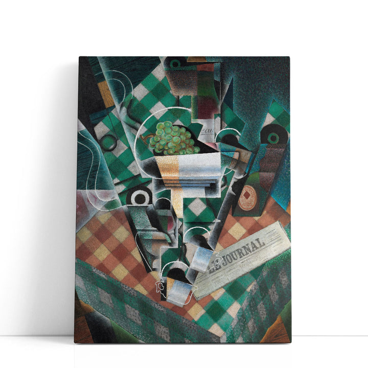 Still Life with Checked Tablecloth, 1915 - Canvas Print Wall Art
