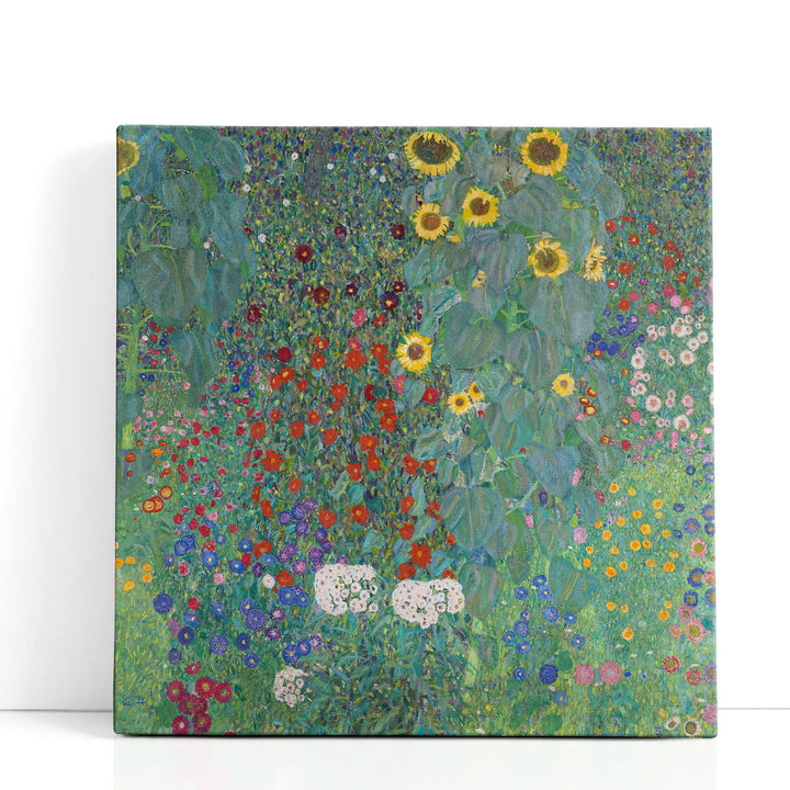 Cottage Garden with Sunflowers, 1907 - Canvas Print Wall Art