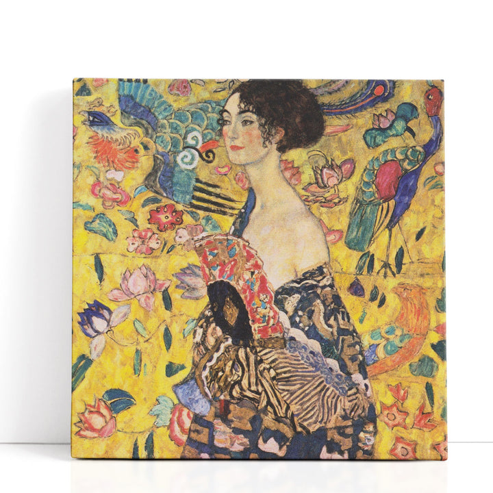 Woman with Fan, 1917-1918 - Canvas Print Wall Art