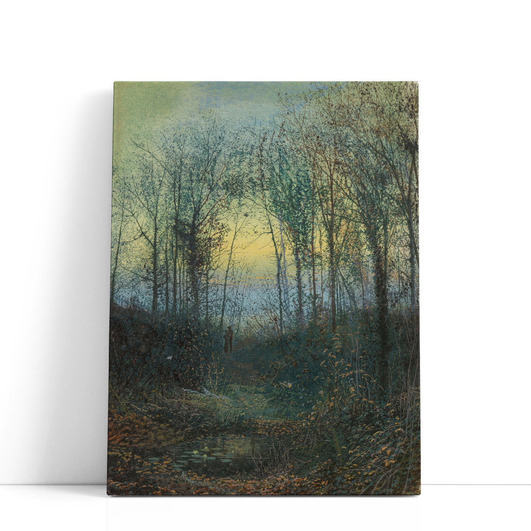 Scenic tree prints in soft neutral palette