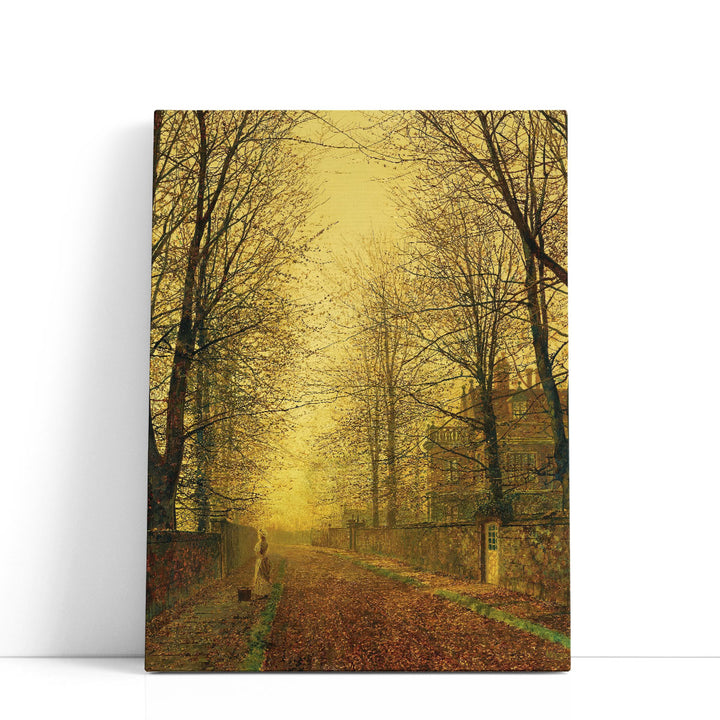 In Autumn’s Golden Glow - Canvas Print Wall Art