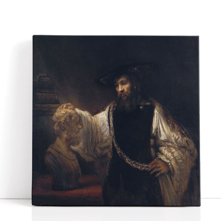 Rembrandt Aristotle with a Bust of Homer - Canvas Print Wall Art