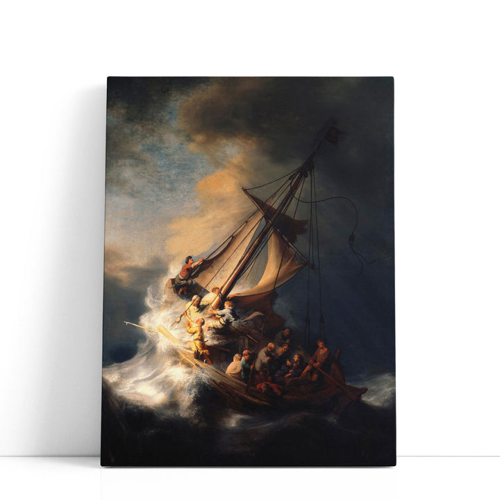 Rembrandt Christ in the Storm on the Lake of Galilee - Canvas Print Wall Art