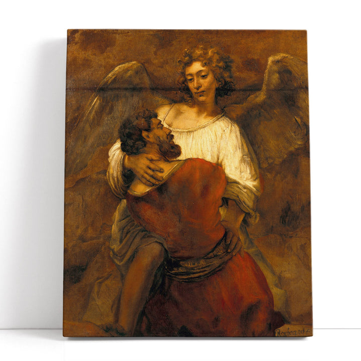 Jacob Wrestling with the Angel, 1659 - Canvas Print Wall Art