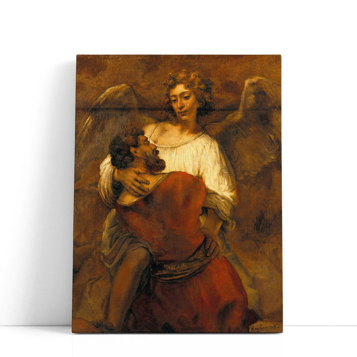 Jacob Wrestling with the Angel, 1659 - Canvas Print Wall Art