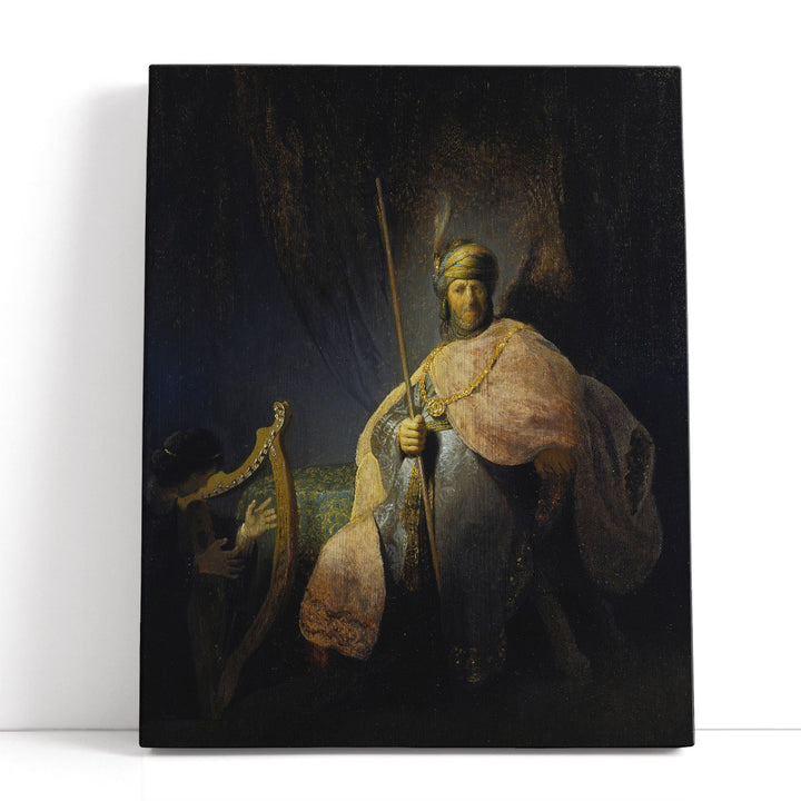 David Playing the Harp in front of Saul, 1630 - 1631 - Canvas Print Wall Art