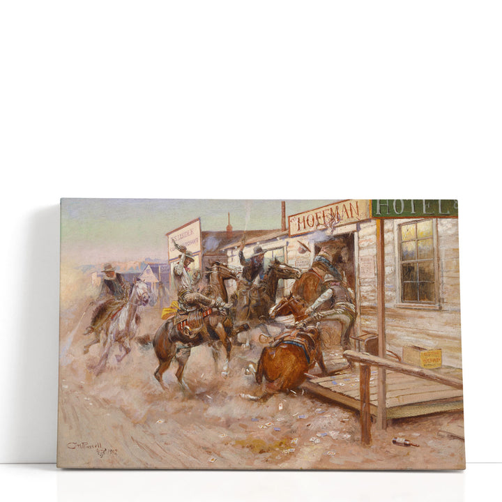 In Without Knocking - Canvas Print Wall Art