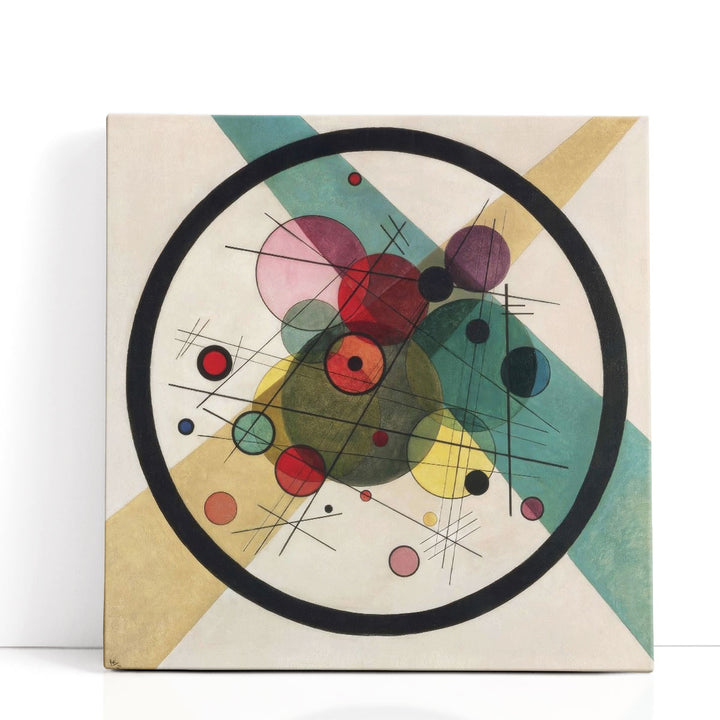 Circles in a Circle - Canvas Print Wall Art