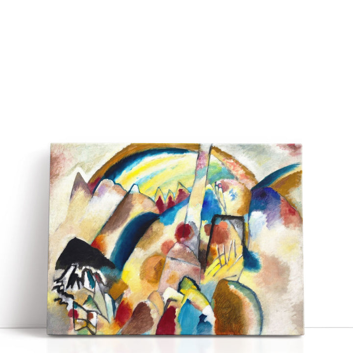 Landscape with Red Spots No 2 - Canvas Print Wall Art