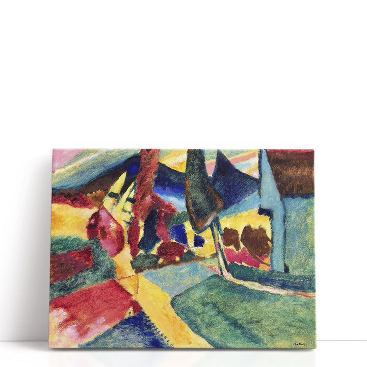 Landscape with Two Poplars, 1912 - Canvas Print Wall Art