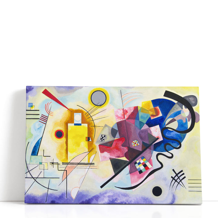 Yellow, Red, Blue - Canvas Print Wall Art
