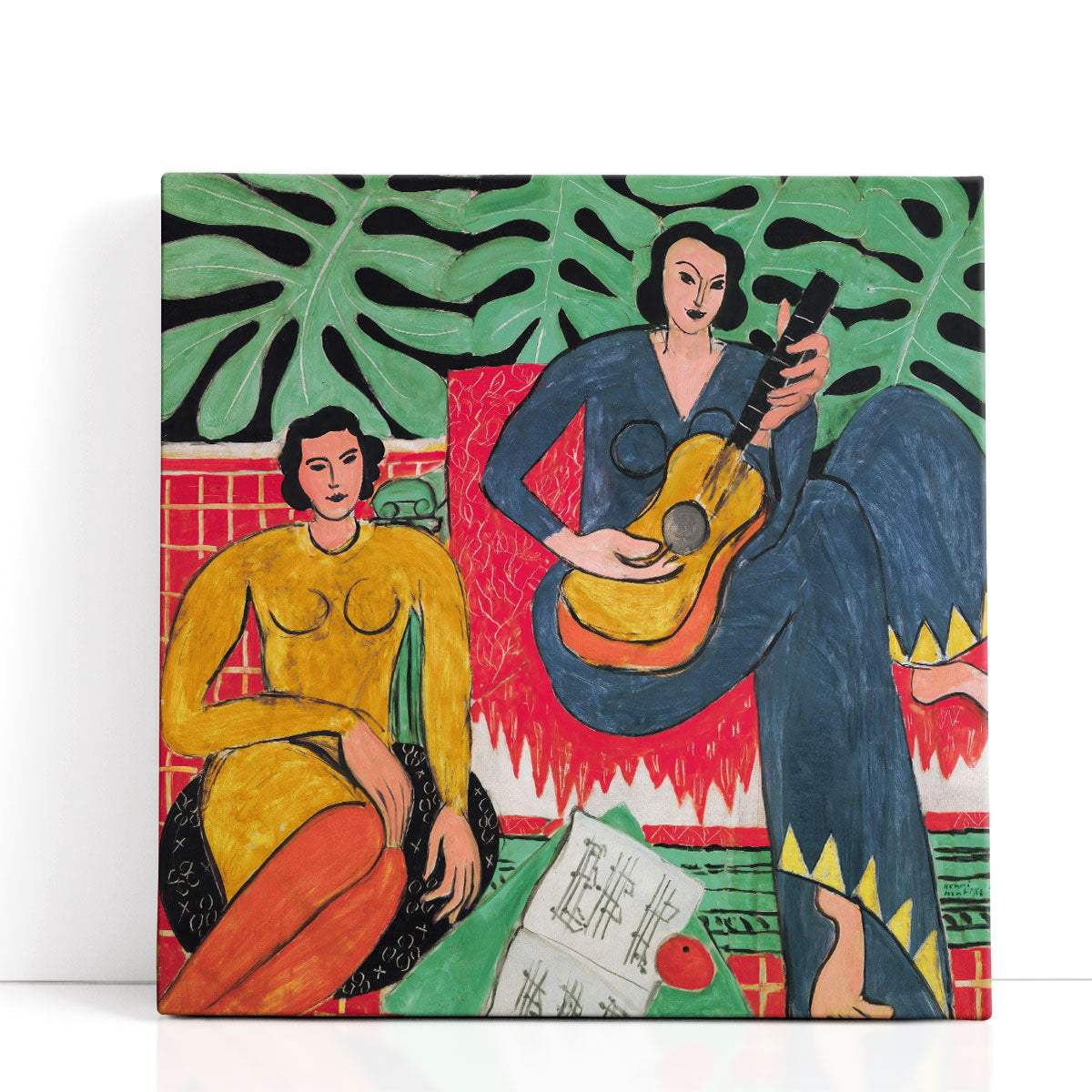 The Music Canvas Art Print | Classic Rhythm | Henri Matisse