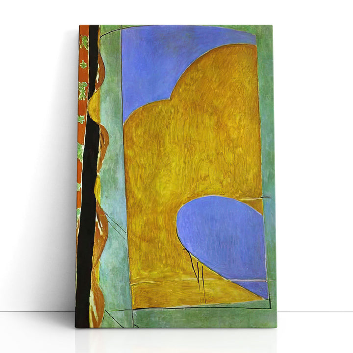 The Yellow Curtain - Canvas Print Wall Art