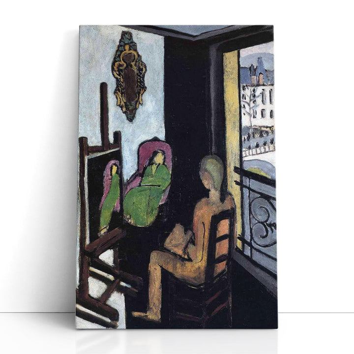 The Painter and his Model - Canvas Print Wall Art