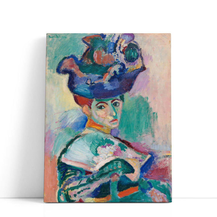 Woman with a Hat - Canvas Print Wall Art
