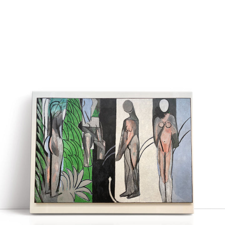 Bathers by a River - Canvas Print Wall Art