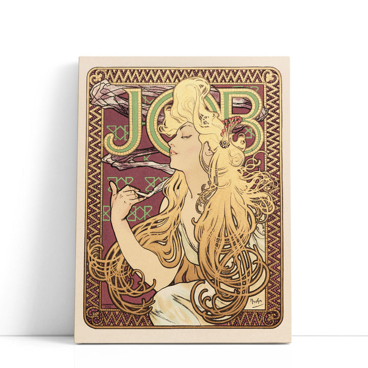 Art Nouveau Canavs Art Print ornate floral design