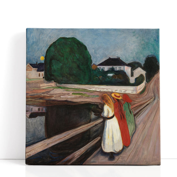 The Girls on the Bridge, 1901 - Canvas Print Wall Art